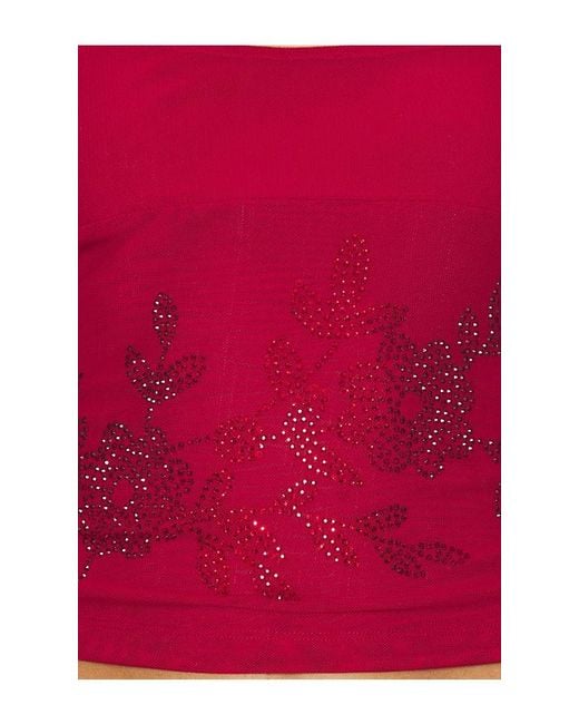 Tiger Mist Red Octavia Top