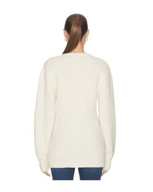 Helsa Natural Devika Wool Cashmere Cardigan