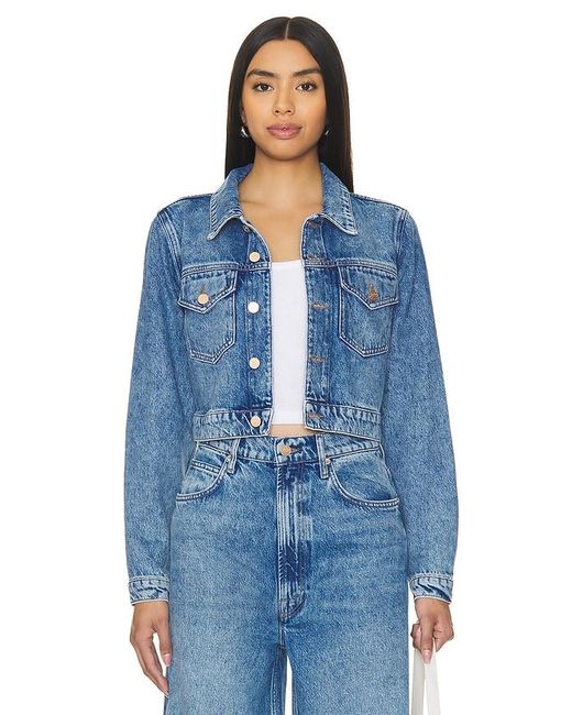 Mother Blue The Chiclet Crop Jacket