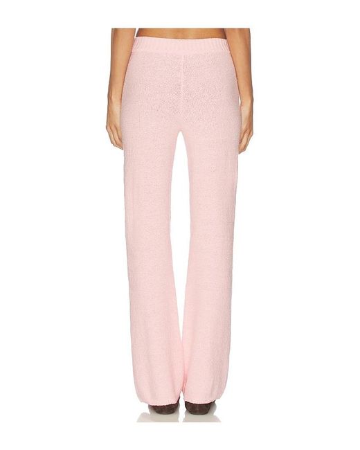 Lovers + Friends Pink Lora Textured Pant