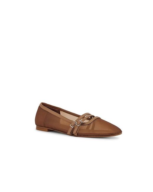 Zapato plano felice Gia Borghini de color Brown