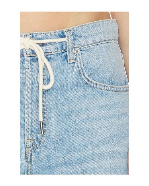 GRLFRND Blue Bella Cut Off Drawstring