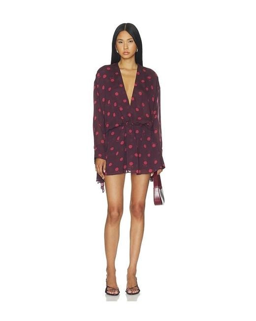Benni Red Marnie Shirt Dress