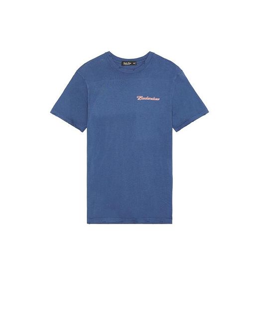 Junk Food Blue Budweiser Baseball Bats Tee for men