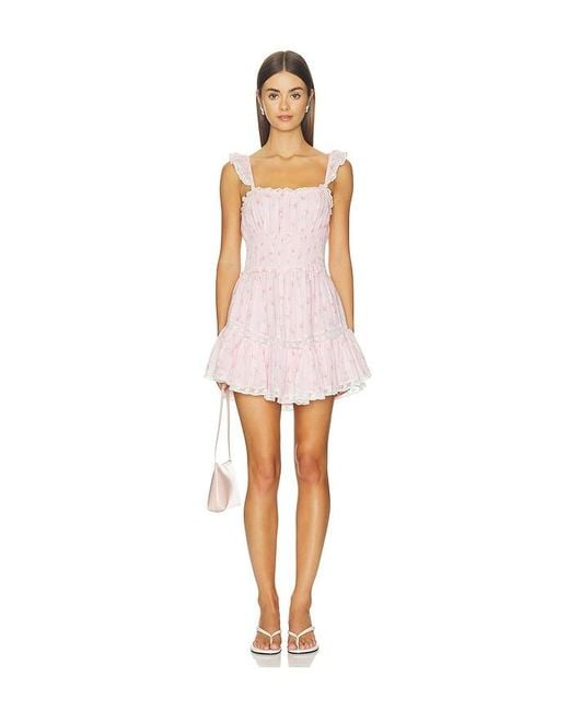 LoveShackFancy White Maralina Dress