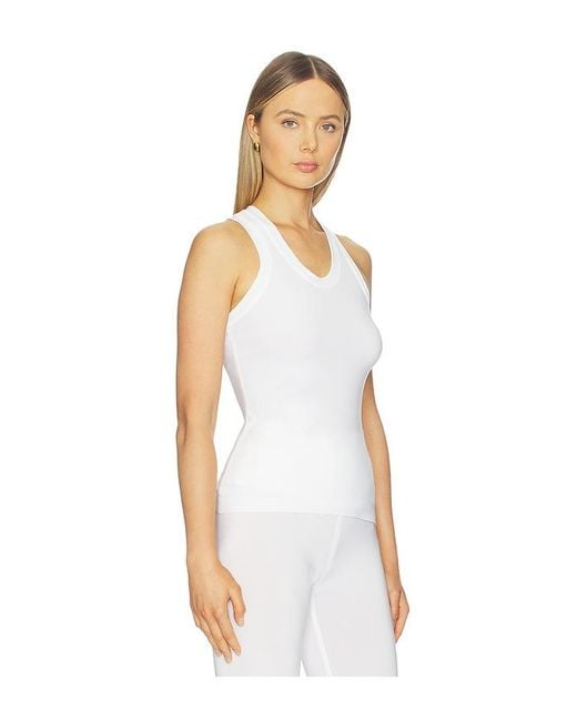 Norma Kamali White Shirt Racer