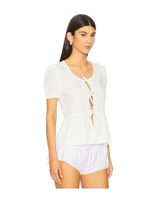 MORE TO COME White Alma Top