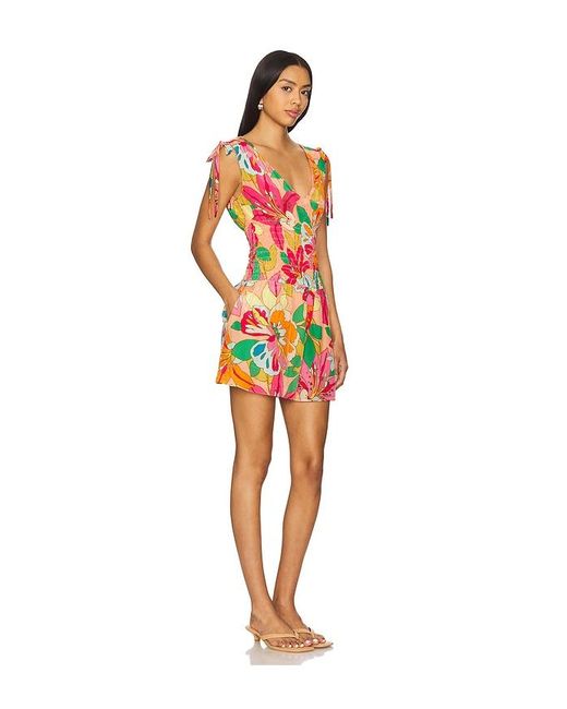 Amanda Uprichard Orange Prescott Romper