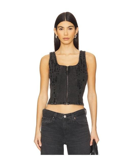 Gestuz Black Similina Top