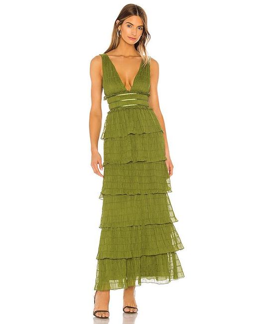 Tularosa Green Caden Dress