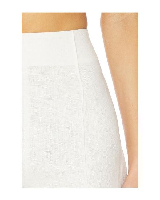 Posse White Effi Capri Pant