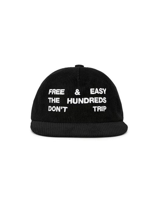 The Hundreds Black X Free And Easy Free & Easy Snapback Hat for men