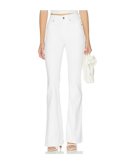 GOOD AMERICAN White Good Legs Flare Jeans