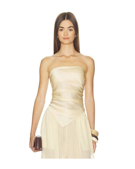 NonChalant Label Natural Amelia Silk Scarf