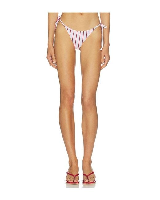 superdown White Minca Bikini Bottom
