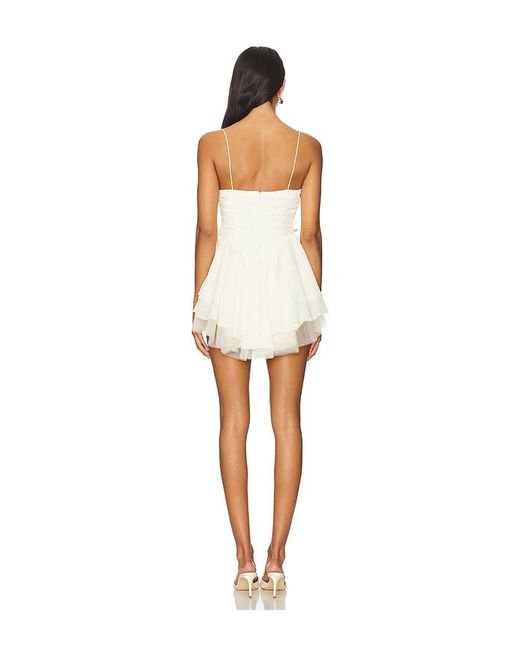 MAJORELLE White Analyse Mini Dress