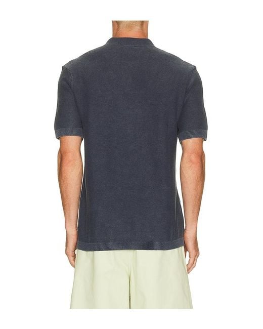 Rails Blue Baker Polo for men