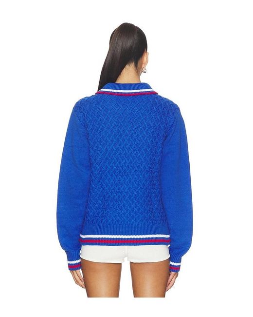 Terez Blue X Revolve Giants Mixed Knit Jacket