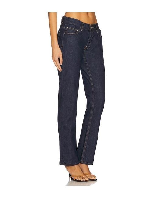 EB DENIM Blue Low Rise Straight