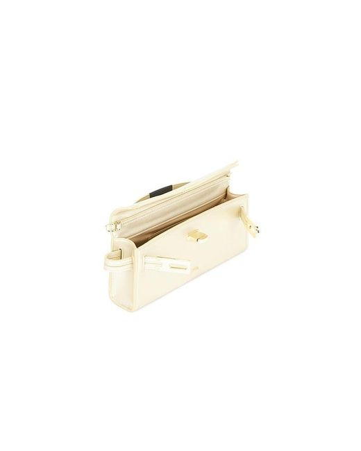 JW PEI White Bria Structured Top Handle Bag