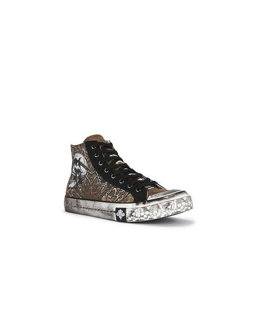 Affliction Black Collapse Shoe for men