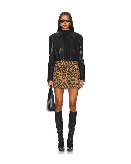 Steve Madden Black Cameron Mini Skirt