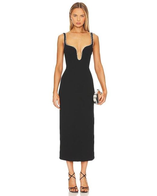 Bardot Black Brooklyn Midi Dress