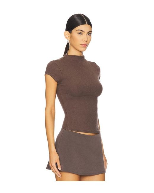 geel Gem トップ Brown