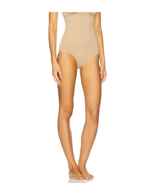 Yummie White Seamless Solutions High Waist Shaping Brief
