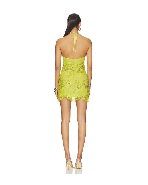 Nbd Yellow Nimrata Mini Dress