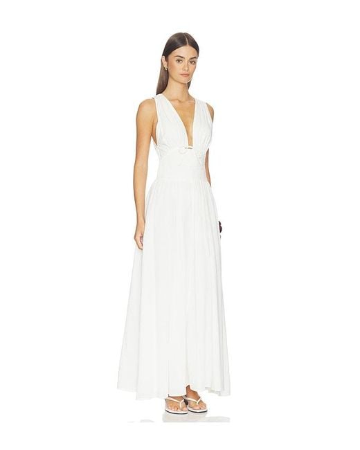LSPACE White Emmaline Maxi Dress