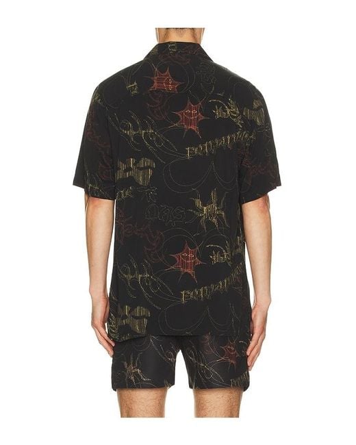 Oas Black Romantique Rocco Shirt for men