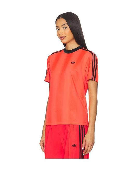 Adidas Originals Orange Jacquard Tee