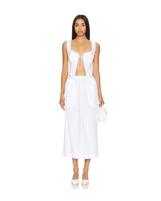 MAJORELLE White Kismet Top