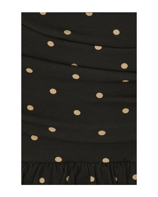 ZEMETA Black Midnight Polka Bloom Dress