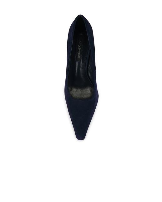Tony Bianco Blue Swish Pump