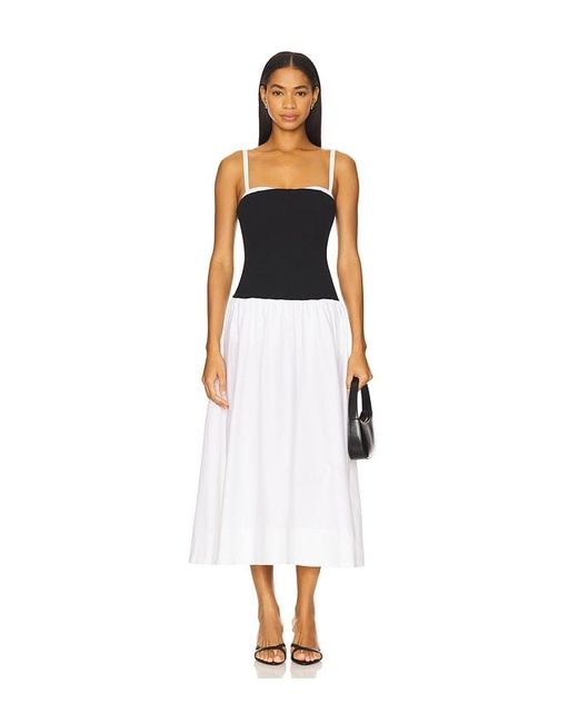 Show Me Your Mumu White Hepburn Midi Dress