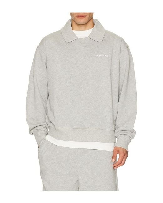 Daily Paper White Oversized Dias Sweatshirt for men