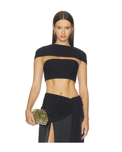Cult Gaia Black Brett Top