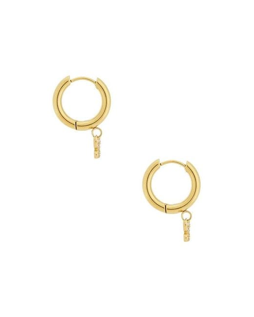 Casa Clara Metallic Mari Drop Earrings