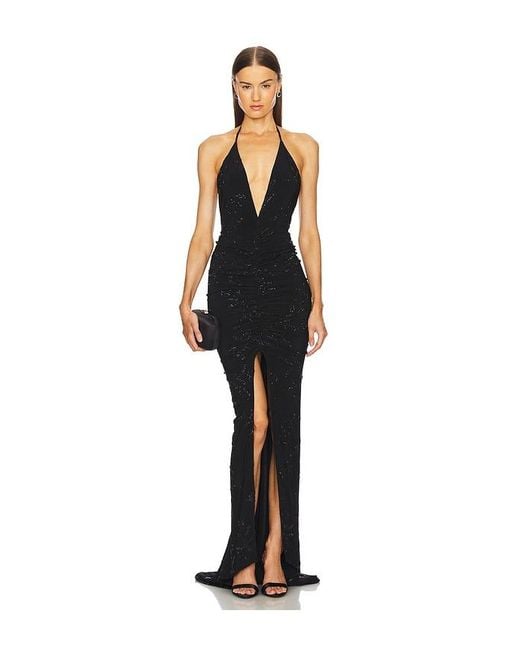 Michael Costello Black X Revolve Astoria Gown