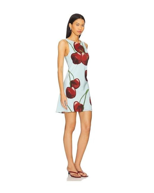 Muma World Dayrise Cherry Electra ミニドレス White