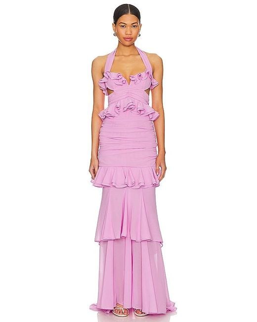 MAJORELLE Pink Jerry Gown