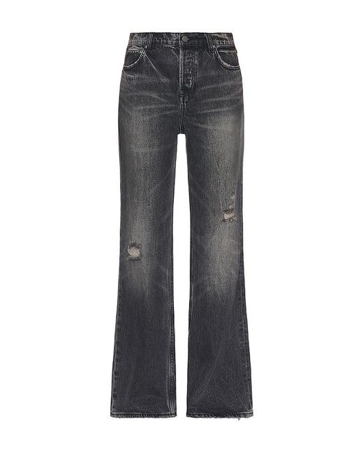 GRLFRND Blue Jade Low Rise Relaxed Flare Jeans