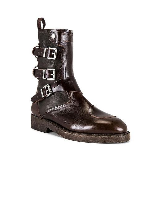 Free People Brown X We The Free Dusty Buckle Boot