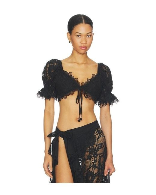 Waimari Black Avril Top