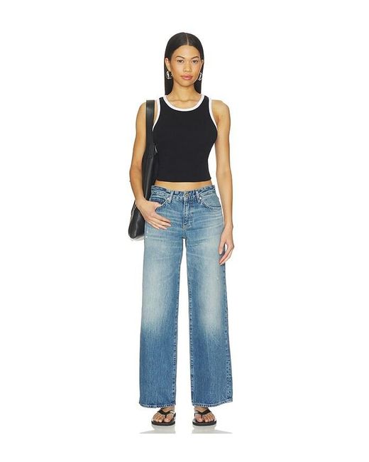 AG Jeans Blue Adria Wide Leg Jean