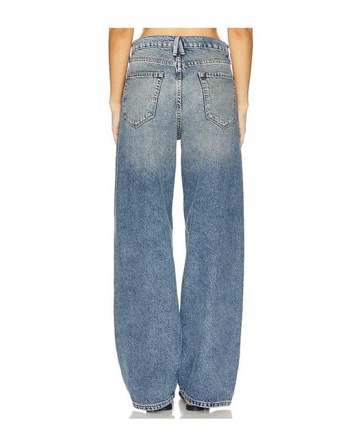 GOOD AMERICAN Blue Good Standard Baggy Jeans