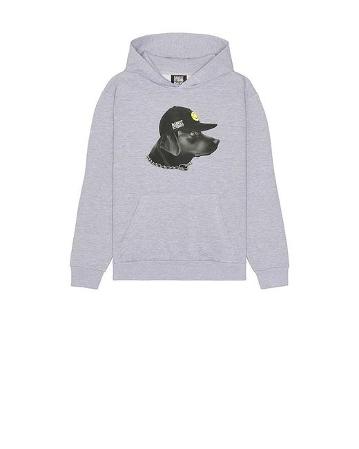 Market Gray Smiley Dog Got Style Hoodie for men