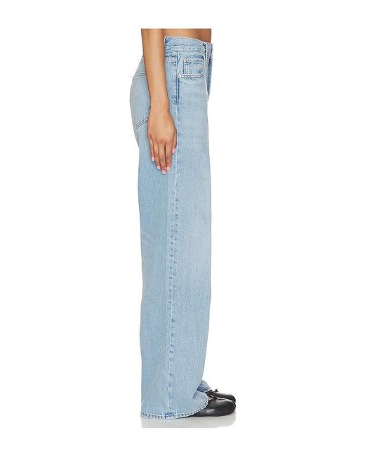FRAME Blue The Off Duty Stroll Jeans
